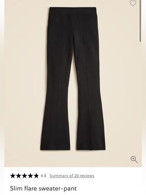 NWT Slim Flare Sweater Pants J Crew